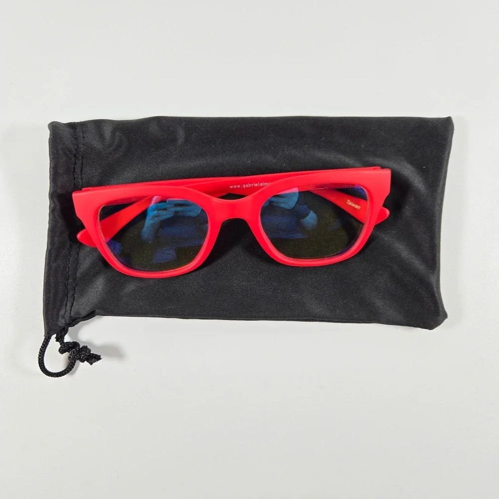 Gabriel + Simone Blue-light Blocking Readers Glasses‎ Millie Red